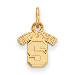 Syracuse University Orange Gold Plated Silver XS Pendant 0.64 gr