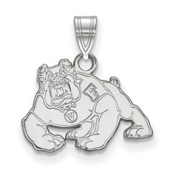 CalState Fresno Bulldogs Small Pendant in Sterling Silver 1.61 gr
