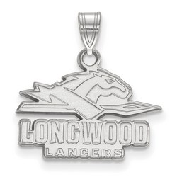 Longwood University Lancers Small Pendant in Sterling Silver 1.85 gr