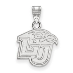 Liberty University Flames Small Pendant in Sterling Silver 1.39 gr