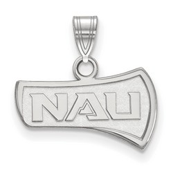 Northern Arizona University Lumberjacks Small Pendant in Sterling Silver 1.22 gr