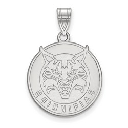 Quinnipiac University Bobcats Large Pendant in Sterling Silver 3.29 gr