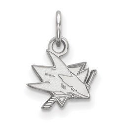 San Jose Sharks XS Pendant in Sterling Silver 0.69 gr