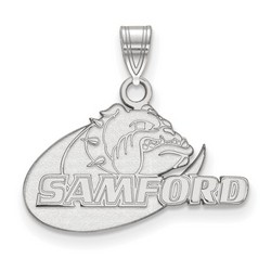 Samford University Bulldogs Small Pendant in Sterling Silver 1.61 gr