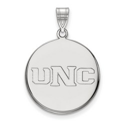 University of Northern Colorado Bears Large Sterling Silver Disc Pendant 4.45 gr