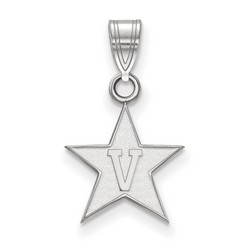 Vanderbilt University Commodores Small Pendant in Sterling Silver 0.81 gr