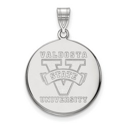 Valdosta State University Blazers Large Disc Pendant in Sterling Silver 4.46 gr