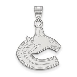 Vancouver Canucks Large Pendant in Sterling Silver 2.70 gr