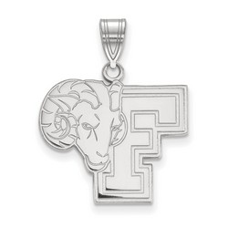 Fordham University Rams Large Pendant in Sterling Silver 2.90 gr