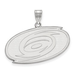 Carolina Hurricanes Large Pendant in Sterling Silver 4.41 gr