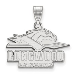 Longwood University Lancers Medium Pendant in Sterling Silver 2.89 gr