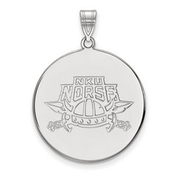 Northern Kentucky University Norse XL Disc Pendant in Sterling Silver 5.77 gr