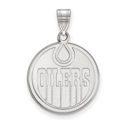 Edmonton Oilers Large Pendant in Sterling Silver 2.87 gr