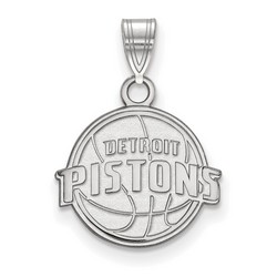 Detroit Pistons Small Pendant in Sterling Silver 1.53 gr