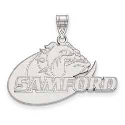 Samford University Bulldogs Large Pendant in Sterling Silver 3.99 gr