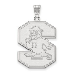 South Carolina State University Bulldogs XL Pendant in Sterling Silver 4.20 gr