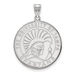 University of Tampa Spartans XL Pendant in Sterling Silver 5.41 gr