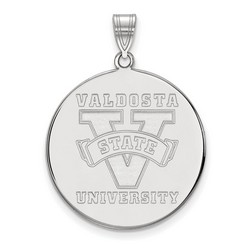 Valdosta State University Blazers XL Disc Pendant in Sterling Silver 5.72 gr