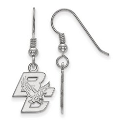 Boston College Eagles Small Dangle Earrings in Sterling Silver 1.84 gr