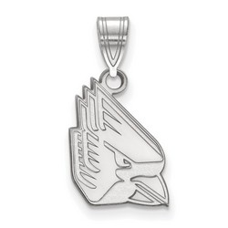 Ball State University Cardinals Medium Pendant in Sterling Silver 1.64 gr