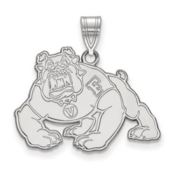 CalState Fresno Bulldogs Large Pendant in Sterling Silver 3.61 gr