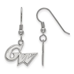 George Washington University Colonials Small Sterling Silver Dangle Earrings