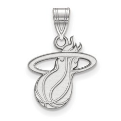 Miami Heat Medium Pendant in Sterling Silver 1.31 gr