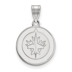 Winnipeg Jets Medium Pendant in Sterling Silver 2.22 gr