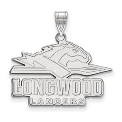 Longwood University Lancers Large Pendant in Sterling Silver 3.76 gr