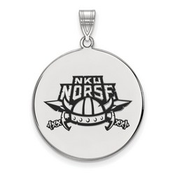 Northern Kentucky University Norse XL Disc Pendant in Sterling Silver 5.76 gr
