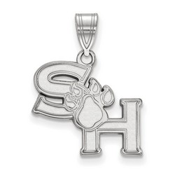 Sam Houston State University Bearkats Medium Pendant in Sterling Silver 1.71 gr