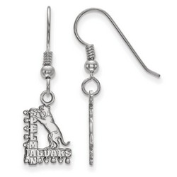 Spelman College Jaguar Small Dangle Earrings in Sterling Silver 1.36 gr