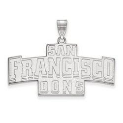University of San Francisco Dons Large Pendant in Sterling Silver 5.22 gr