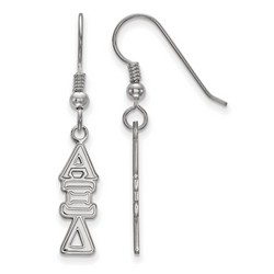 Alpha Xi Delta Sorority Dangle Medium Earrings in Sterling Silver 1.76 gr