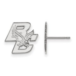 Boston College Eagles Small Post Earrings in Sterling Silver 1.67 gr