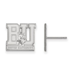 Boston University Terriers Small Post Earrings in Sterling Silver 2.44 gr