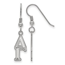 Delta Gamma Sorority Dangle Medium Earrings in Sterling Silver 2.12 gr