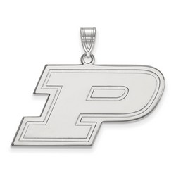 Purdue University Boilermakers Large Pendant in Sterling Silver 5.57 gr