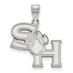 Sam Houston State University Bearkats Large Pendant in Sterling Silver 2.43 gr