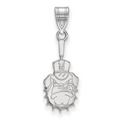 The Citadel Bulldogs Large Pendant in Sterling Silver 1.34 gr