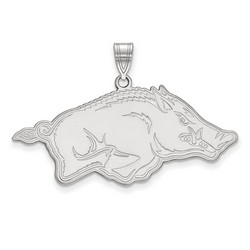 University of Arkansas Razorbacks Large Sterling Silver Pendant 5.20 gr