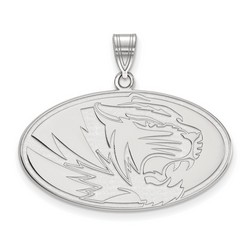 University of Missouri Tigers Large Pendant in Sterling Silver 7.27 gr