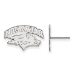University of Nevada Wolf Pack Small Post Earrings in Sterling Silver 1.35 gr