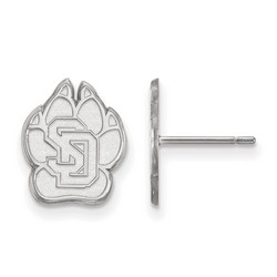 University of South Dakota Coyotes Small Post Earrings in Sterling Silver