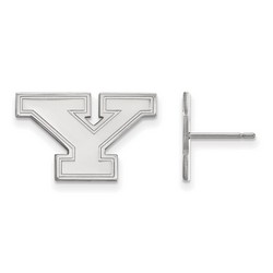 Youngstown State University Penguins Small Post Earrings in Sterling Silver