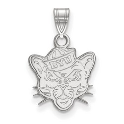 Brigham Young University Cougars Small Pendant in Sterling Silver 1.40 gr