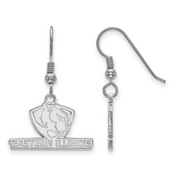 Eastern Illinois EIU Fighting Panthers Sterling Silver Dangle Earrings 2.34 gr