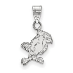 Illinois State University Redbirds Small Pendant in Sterling Silver 0.85 gr