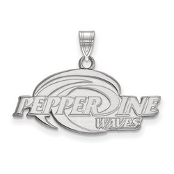 Pepperdine University Waves Small Pendant in Sterling Silver 2.57 gr