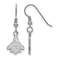 University of New Orleans Privateers Sterling Silver Dangle Earrings 1.33 gr